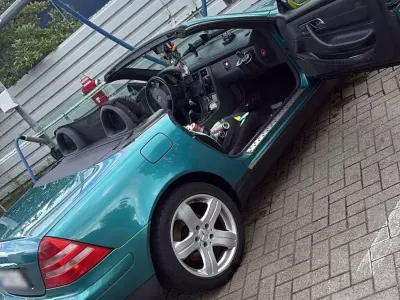 Gebraucht Mercedes SLK200 136 PS (100 kW) 1999 Grün Cabrio