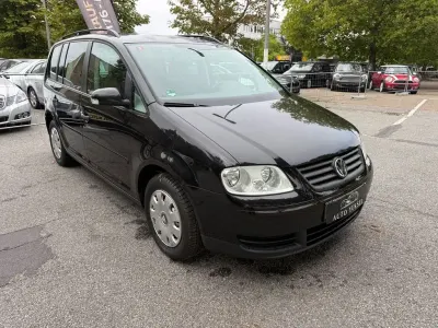 Gebraucht VW Touran Conceptline 105 PS (77 kW) 2005 Schwarz Van / Kleinbus