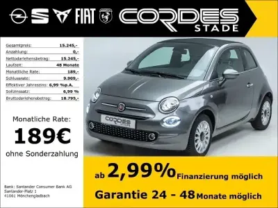 Gebraucht Fiat 500C Dolcevita 69 PS (50 kW) 2022 Anthrazit Cabrio