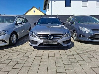 Usata Mercedes C220 AMG line 170 CV (125 kW) 2016 Grigio Berlina