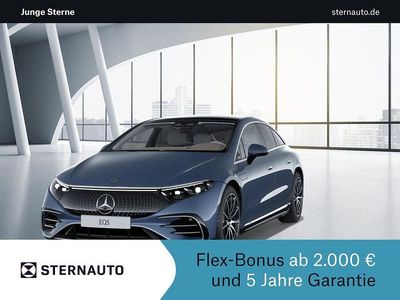 Gebraucht Mercedes EQS450+ AMG line 264 kW (360 PS) 2025 Metalliclack sodalithblau Limousine