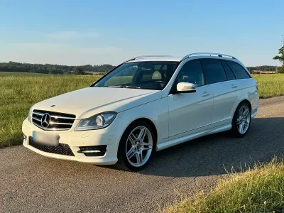 Gebraucht Mercedes C220 AMG 170 PS (125 kW) 2012 Weiß Kombi