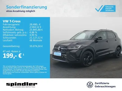 Gebraucht VW T-Cross R-line 150 PS (110 kW) 2025 Deep black perleffekt SUV