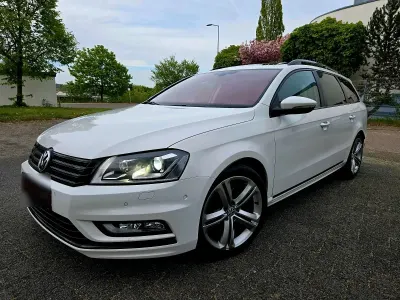 Usata VW Passat R-line 160 CV (117 kW) 2014 Bianco Station wagon