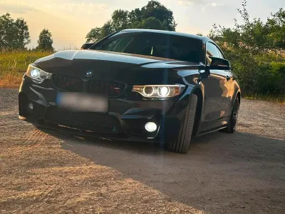 Gebraucht BMW 420 M Sport 214 PS (157 kW) 2014 Schwarz Coupé