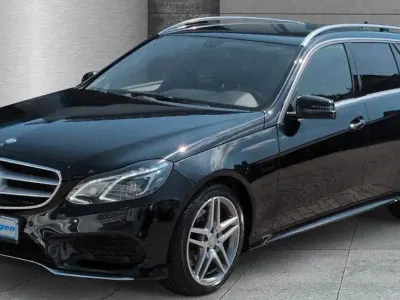 Brugt Mercedes E220 AMG line 170 HK (125 kW) 2014 Sort Stationcar