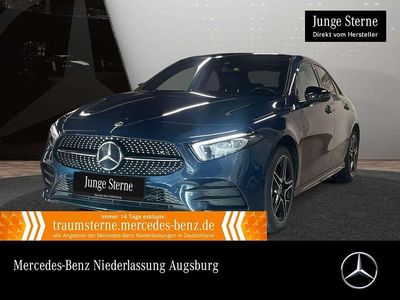 Blau Gebraucht 2021 Mercedes A250 AMG Limousine | 24.890 € (Guter Preis)