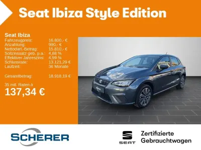 Gebraucht Seat Ibiza Style 116 PS (85 kW) 2024 Magnetic grau metallic (metallic) Limousine