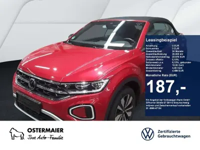 Gebraucht VW T-Roc Cabriolet Goal 116 PS (85 kW) 2025 Rot Cabrio