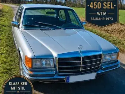 Gebraucht Mercedes 450 225 PS (165 kW) 1973 Silber Limousine
