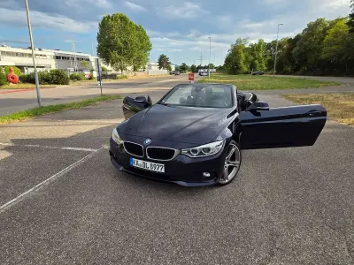 Gebraucht BMW 420 Sport Line 190 PS (139 kW) 2015 Blau Cabrio