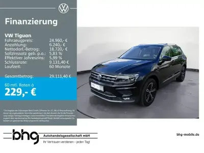 Gebraucht VW Tiguan Highline 190 PS (139 kW) 2020 Schwarz SUV