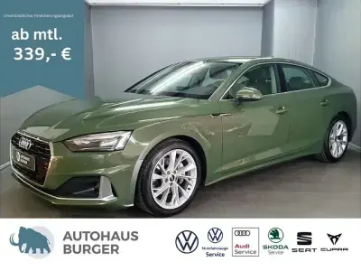 Gebraucht Audi A5 Sportback Advanced Plus 204 PS (150 kW) 2022 Distriktgrün (metallic) Kleinwagen