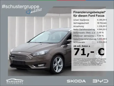 Gebraucht Ford Focus Titanium 150 PS (110 kW) 2018 Braun Kombi