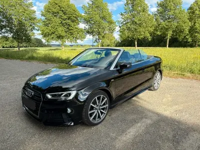 Gebraucht Audi A3 Cabriolet S-Line 150 PS (110 kW) 2017 Schwarz Cabrio