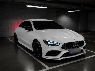 Gebraucht Mercedes CLA200 AMG 163 PS (119 kW) 2019 Weiß Coupé