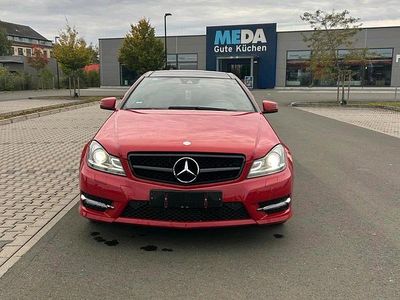 Usata Mercedes C250 204 CV (150 kW) 2012 Rosso Coupé