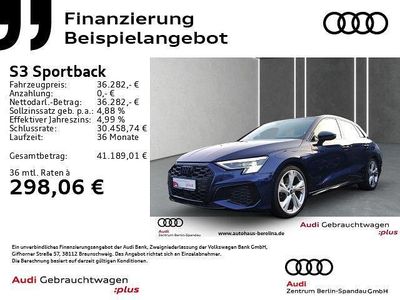 Navarrablau metallic Gebraucht 2024 Audi S3 Ambiente Limousine | 36.282 € (Superpreis)