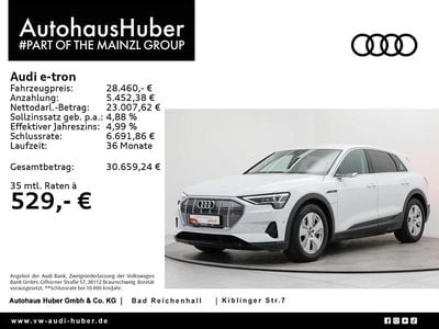 Gebraucht Audi e-tron Ambiente 230 kW (313 PS) 2022 Gletscherweiß metallic (metallic) SUV