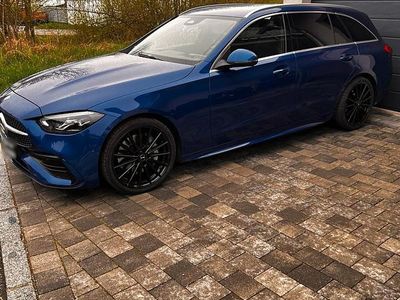 Gebraucht Mercedes C220 AMG line 200 PS (147 kW) 2023 Blau Kombi
