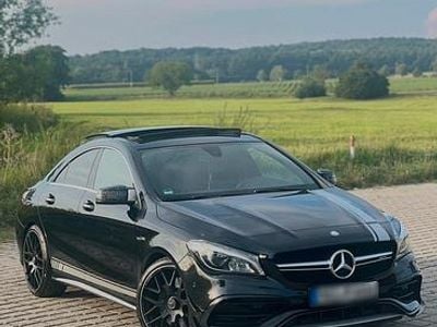 Brugt Mercedes CLA45 AMG AMG 381 HK (280 kW) 2017 Sort Sedan