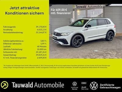 Gebraucht VW Tiguan R-line 150 PS (110 kW) 2024 Weiß (oryxweiß perlmutteffekt) SUV