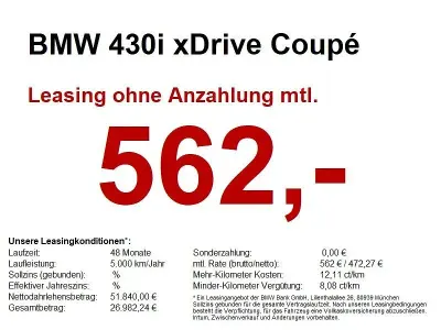 Usata BMW 430 M Sport 245 CV (180 kW) 2025 Nero Coupé