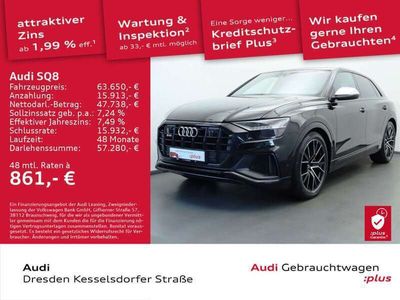 gebraucht Audi SQ8 4.0 TDI Matrix B&O Leder Standhzg Head-Up