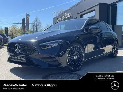 Usata Mercedes A180 AMG line 136 CV (100 kW) 2025 Nero Berlina