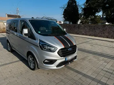 Gebraucht Ford Transit Custom Sport 185 PS (136 kW) 2019 Silber Van / Kleinbus