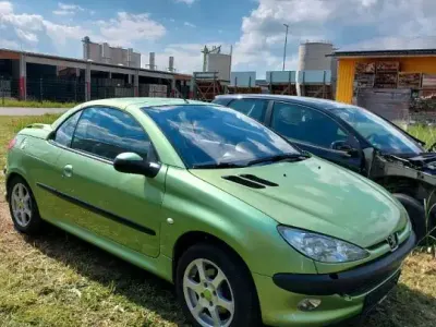 Gebraucht Peugeot 206 CC 110 PS (80 kW) 2002 Grün Cabrio