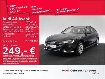 Second-hand Audi A4 Advanced Plus 163 CP (119 kW) 2023 Negru Break