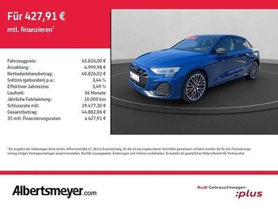 Usata Audi A3 S-Line 150 CV (110 kW) 2024 Blu Berlina