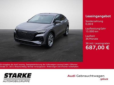 Grau Gebraucht 2026 Audi Q4 Sportback e-tron S-Line SUV | 58.930 € (Teuer)