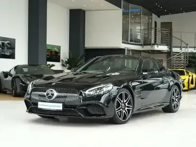 Gebraucht Mercedes SL400 AMG line 367 PS (269 kW) 2019 Obsidianschwarz  metalliclack Cabrio
