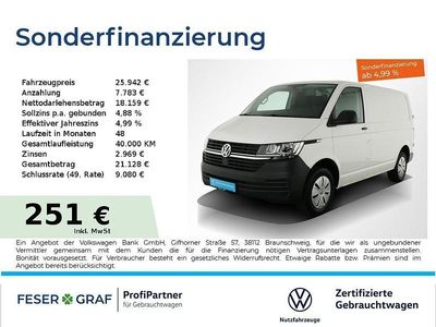 Weiß Gebraucht 2023 VW T6.1 Van | 25.942 € (Guter Preis)