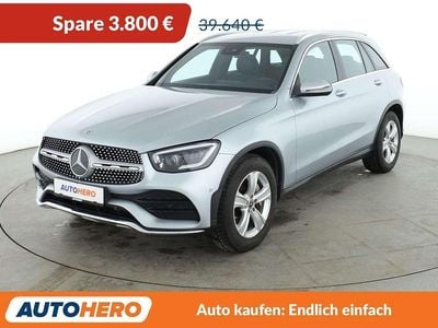 Gebraucht Mercedes GLC220 AMG line 211 PS (155 kW) 2021 Hightech silber SUV