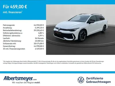 Nuova VW Golf VIII R-line 150 CV (110 kW) 2025 Bianco Station wagon