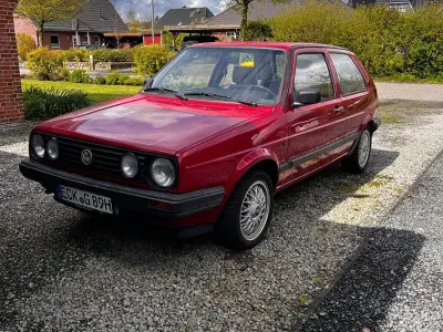 Brugt VW Golf II 90 HK (66 kW) 1989 Rød Hatchback