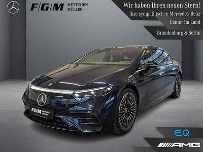 Gebraucht Mercedes EQS450+ AMG line 244 kW (333 PS) 2023 Blau Limousine