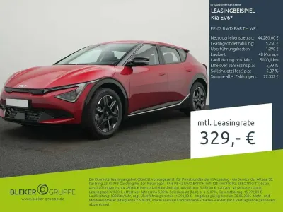Nowe Kia EV6 Basis 125 kW (170 KM) 2025 Czerwony SUV