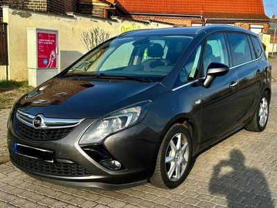 gebraucht Opel Zafira Tourer 2,0 Cdi Euro 5 Teilleder 2 Jahre TÜV 7 Sitzer