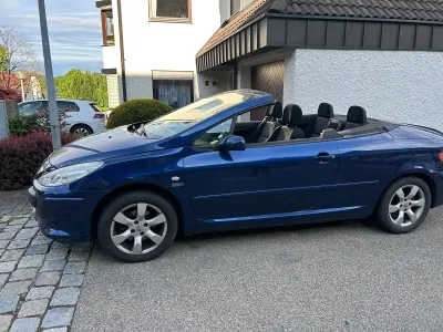 Gebraucht Peugeot 307 CC 140 PS (102 kW) 2006 Blau Cabrio