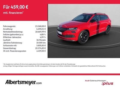 Gebraucht Skoda Karoq SportLine 190 PS (139 kW) 2019 Rot SUV