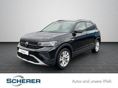 Gebraucht VW T-Cross Life 95 PS (69 kW) 2025 Deep black perleffekt (metallic) SUV