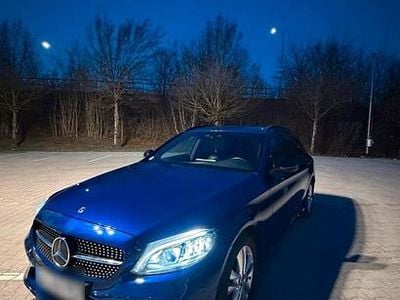 Usata Mercedes C400 AMG line 333 CV (244 kW) 2019 Blu Station wagon
