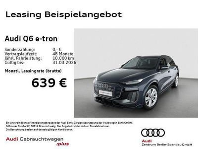 Gebraucht Audi Q6 e-tron S-Line 225 kW (306 PS) 2025 Blau SUV