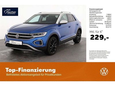 Brugt VW T-Roc Style 150 HK (110 kW) 2022 Blå SUV