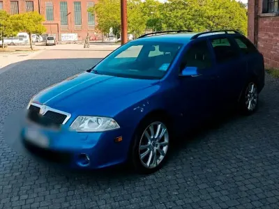 Gebraucht Skoda Octavia vRS 200 PS (147 kW) 2007 Blau Kombi
