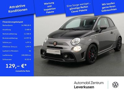 Gebraucht Abarth 595 Competizione 179 PS (131 kW) 2018 Schwarz / bicolore scorpione schwarz (metallic) Kleinwagen